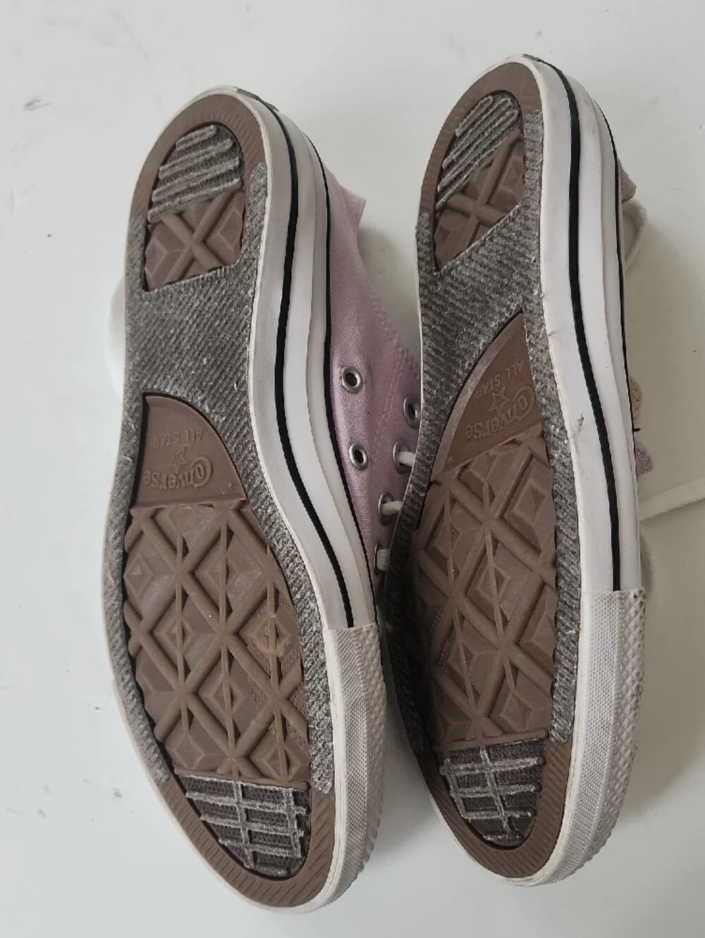 Converse Kids Low Top Sneakers - Light Pink Canvas